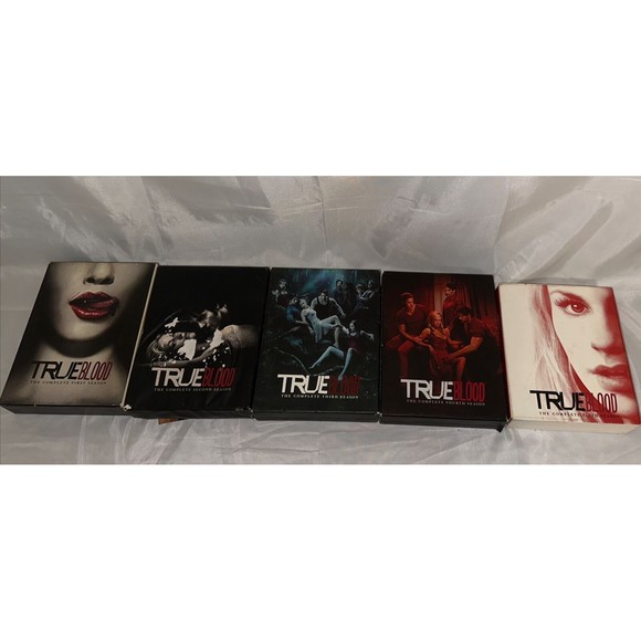 True Blood Complete Seasons 1-5 TV Series Boxsets Great Condition DVD - Picture 2 of 16
